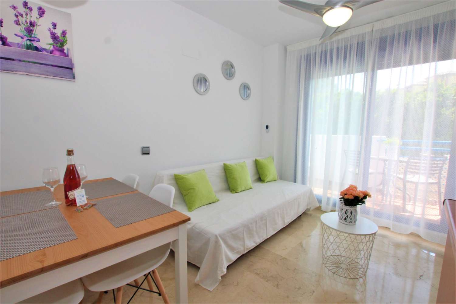For rent MID SEASON from 15/09/2024-31/05/2025 Beautiful apartment 250 meters from the beach in Benalmadena