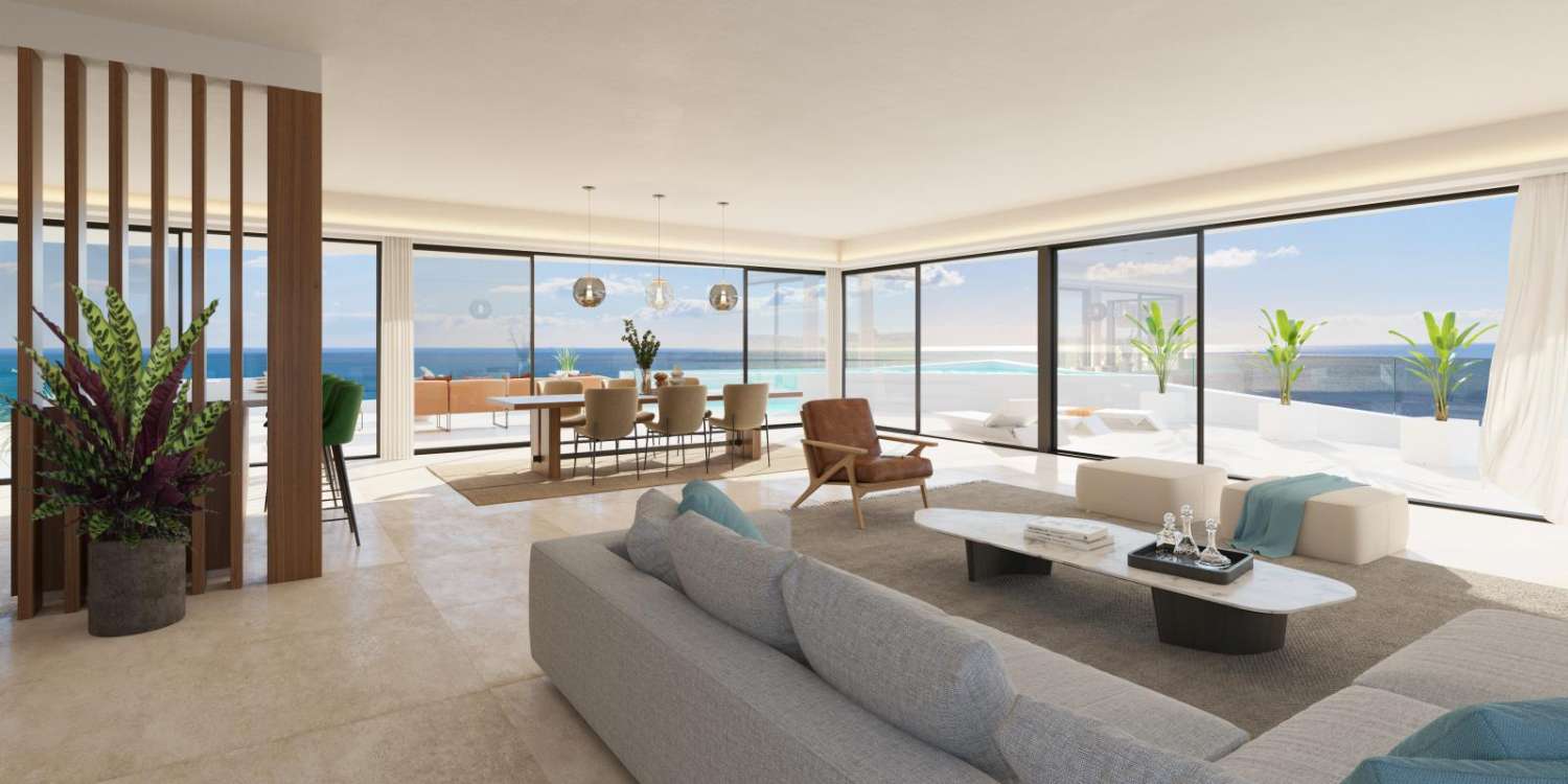 Appartements à vendre NOUVEAU CONSTRUCTEUR à El Higuerón vue spectaculaire sur la mer à côté de la plage