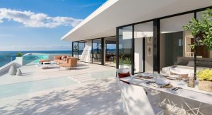 Lägenheter till salu NYBYGGNATION utvecklare i El Higuerón Spektakulär havsutsikt intill stranden
