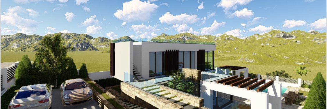 Stedelijk perceel te koop in prachtige urbanisatie van vrijstaande villa's met uitzicht op de bergen in de buurt van Alhaurin de la Torre