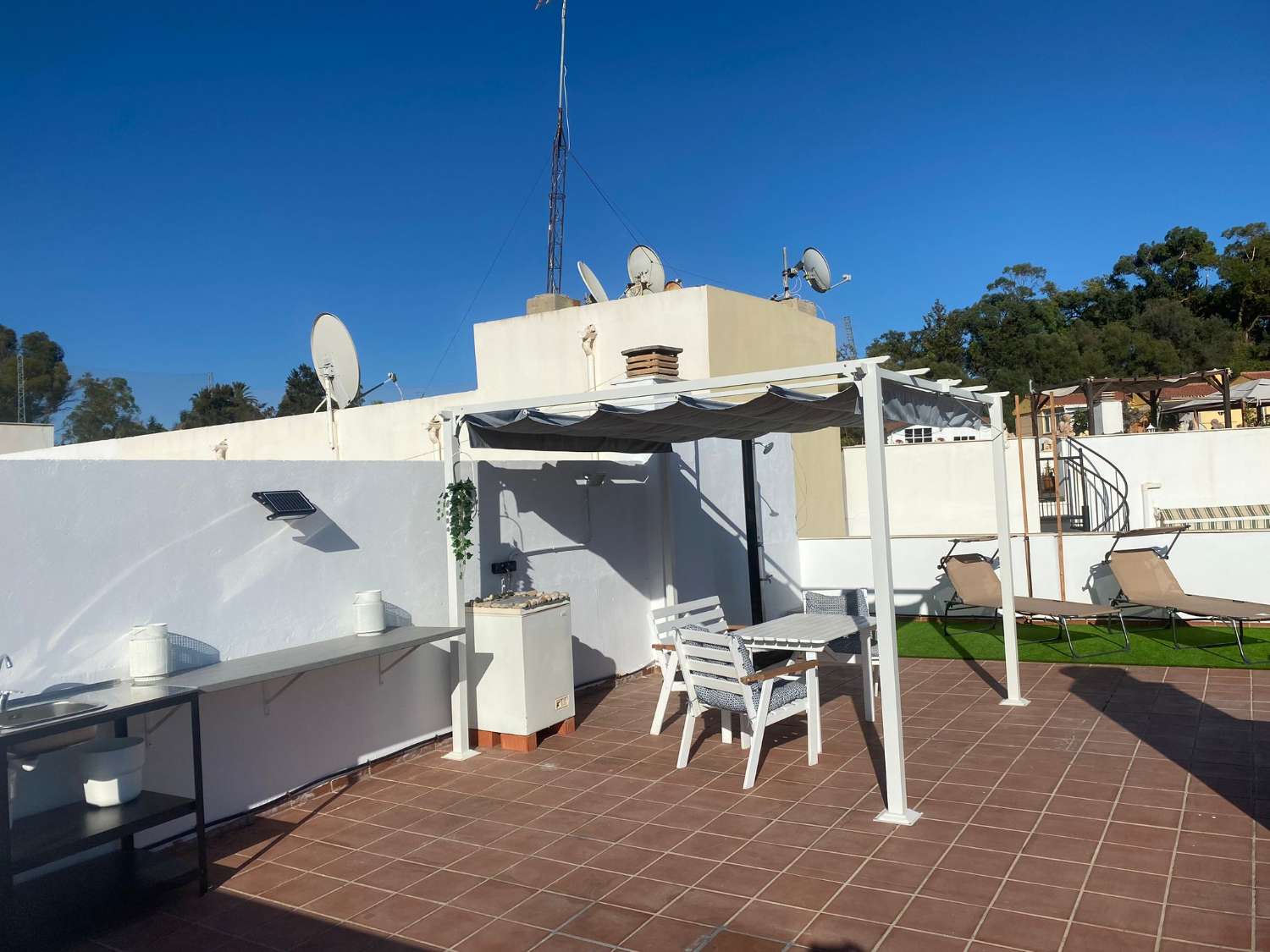 MEDIA TEMPORADA  Se alquila desde 20/9/2023 - 30/06/2024 bonito Atico dúplex  con vistas al mar en Nueva Torrequebrada, Benalmádena