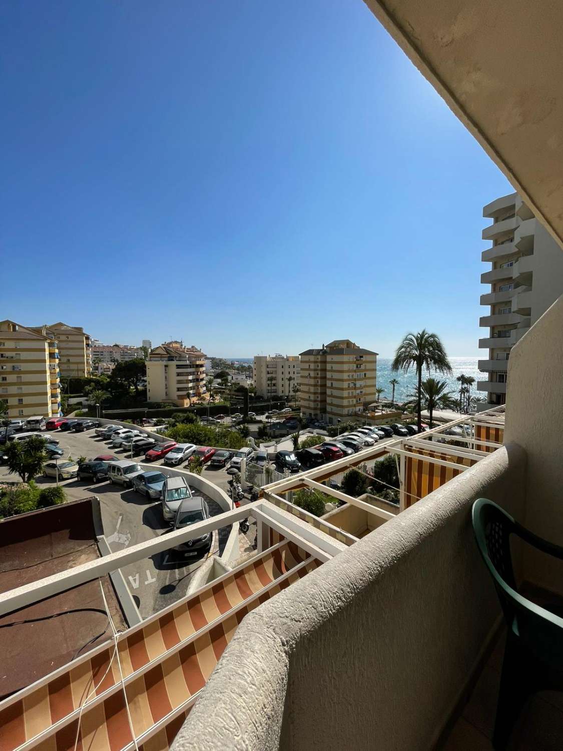 Uthyrd HALVSÄSONG från 1/3/25 - 31/5/25 Trevlig studio med havsutsikt i Benalmadena.