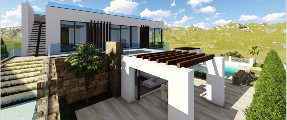 Urban plot for sale in beautiful urbanization of detached villas with mountain views near Alhaurin de la Torre