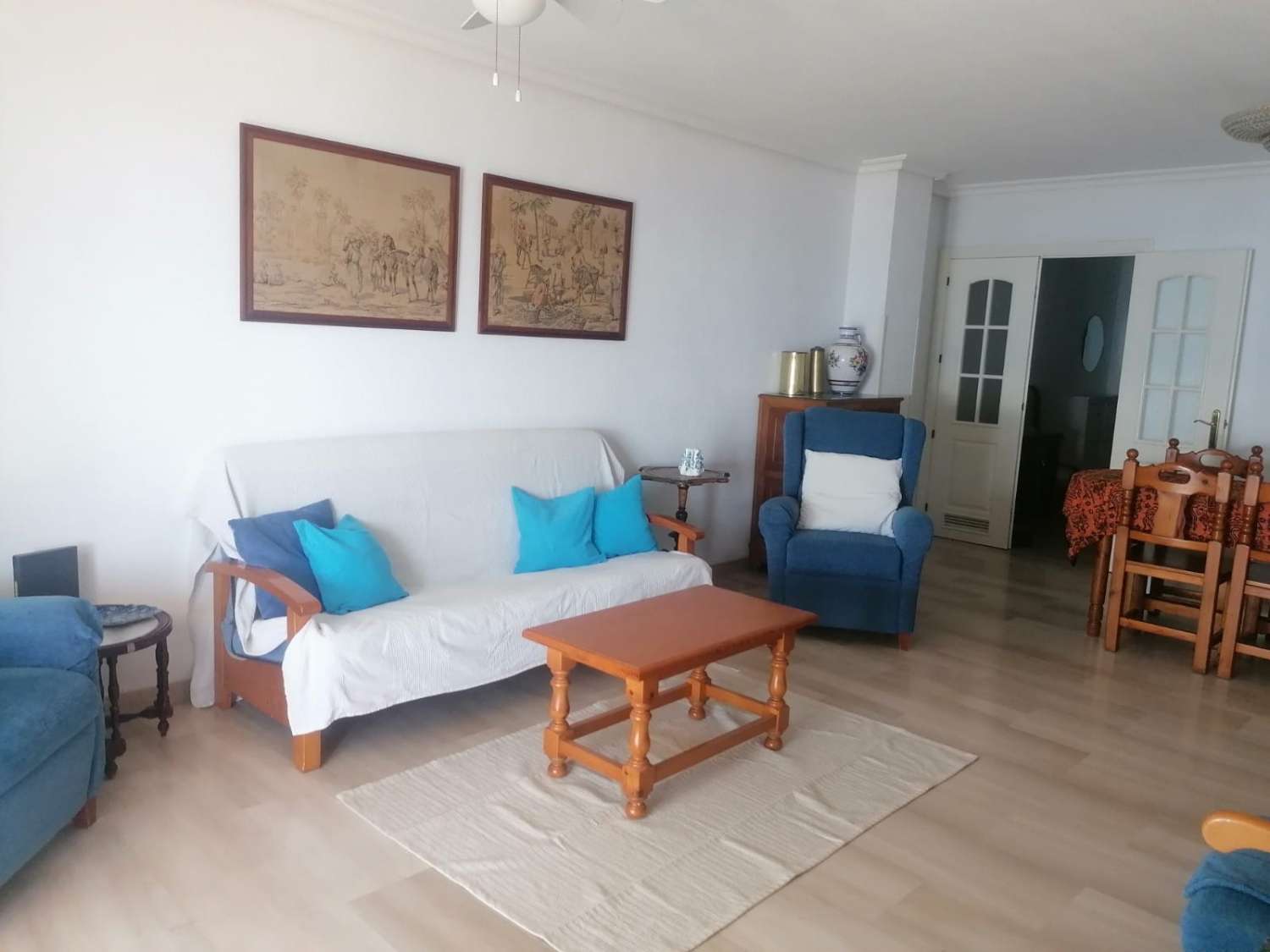 For rent HALF SEASON from 09/09/25 - 20/12/25 and from 8/1/26-30/6/26 beautiful apartment on the 1st line of the beach in Los Boliches (Fuengirola)