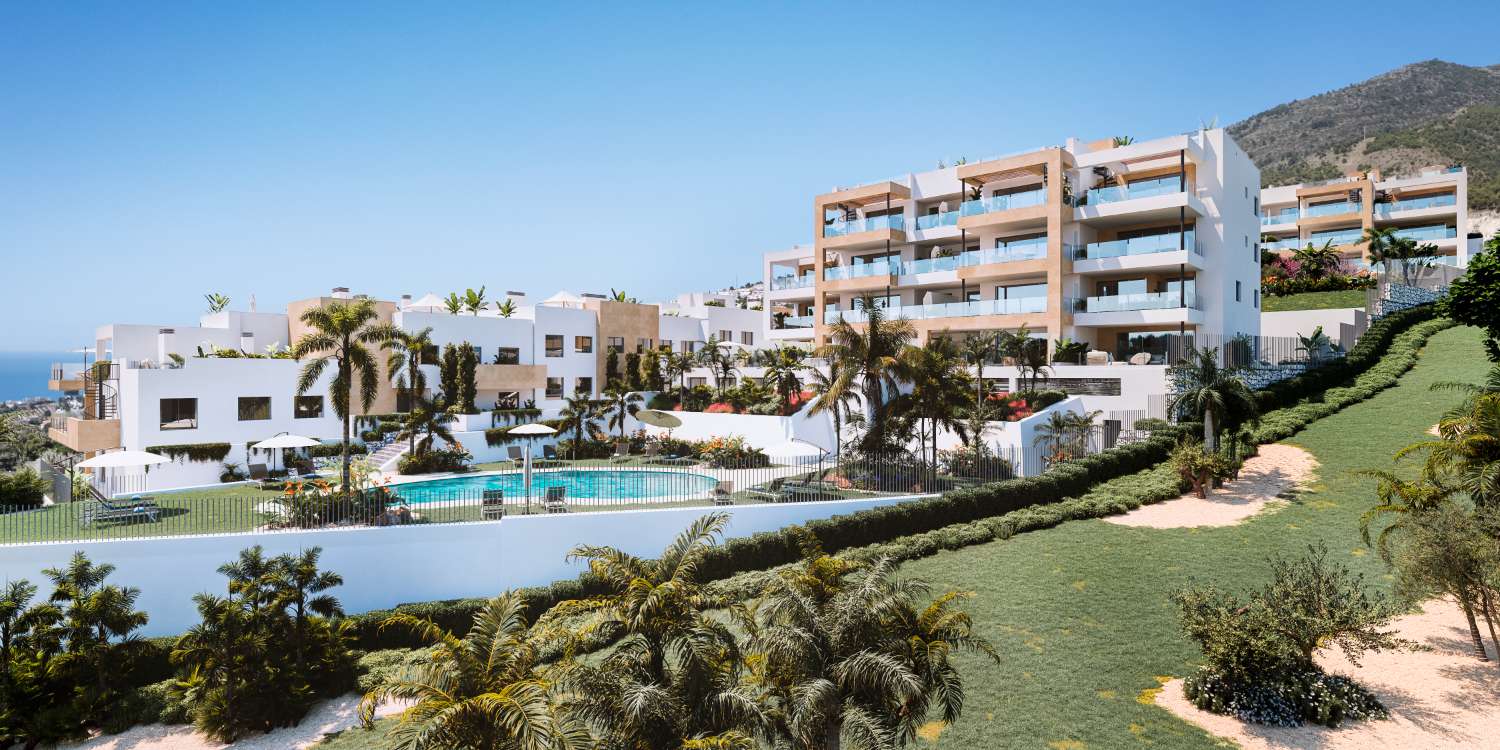 HERMOSO APARTAMENTO EN VENTA OBRA NUEVA, EXCLUSIVA URBANIZACIÓN EN MONTEALTO BENALMADENA