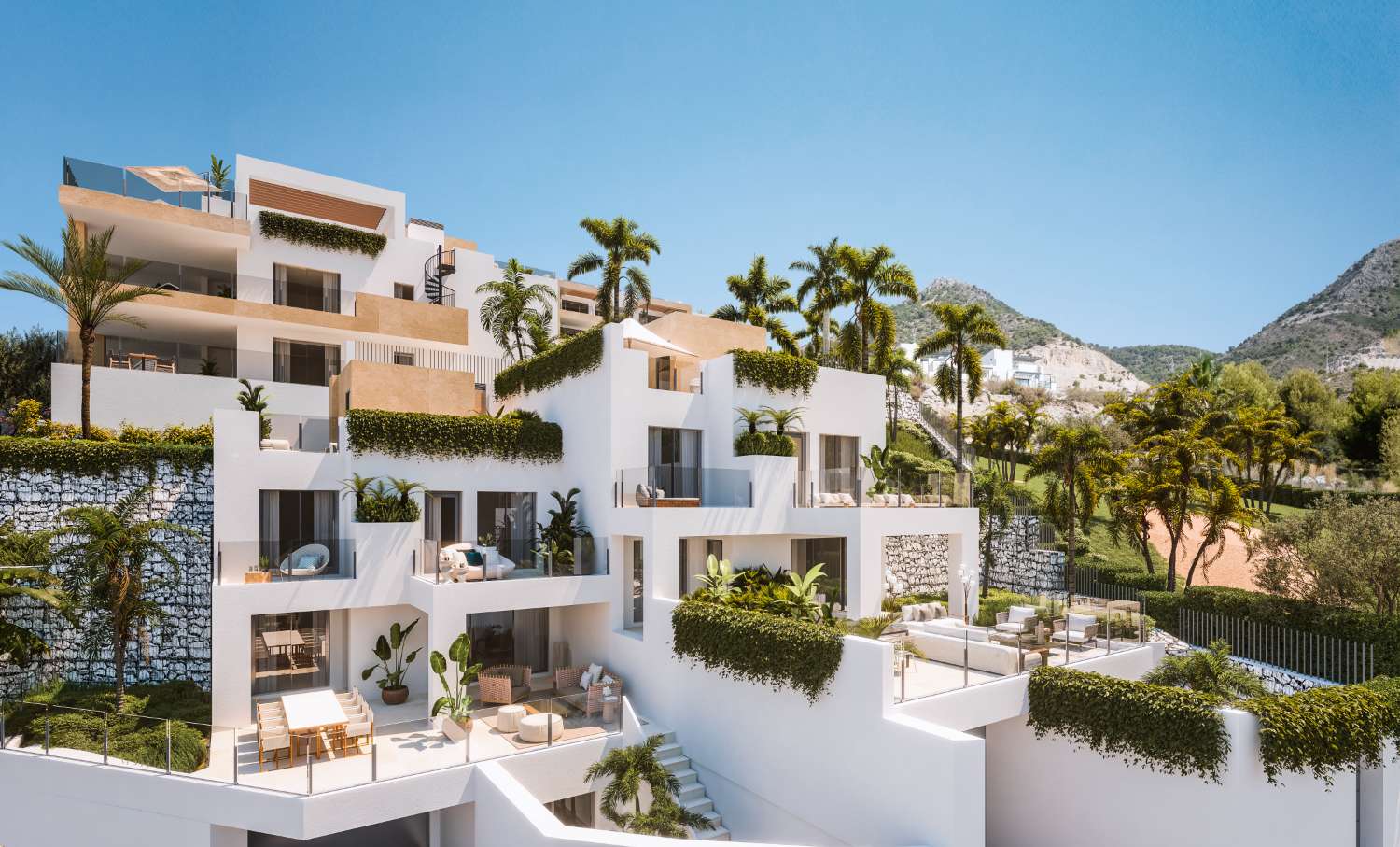 MOOI APPARTEMENT TE KOOP NIEUWBOUW, EXCLUSIEVE URBANISATIE IN MONTEALTO BENALMÁDENA