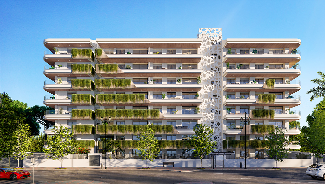 NEUBAUWOHNUNG ZUM VERKAUF NUR EINEN SCHRITT VOM STRAND ENTFERNT, IN DER MARINA-GEGEND (FUENGIROLA)