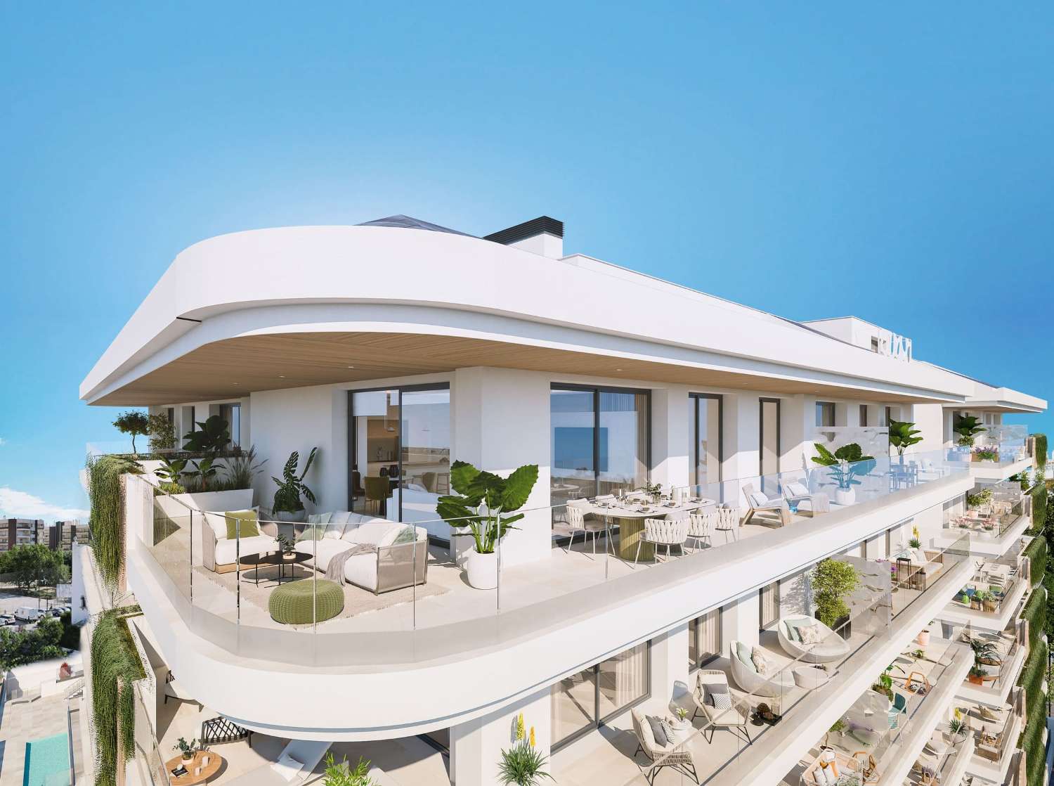 NIEUWBOUW APPARTEMENT TE KOOP OP SLECHTS EEN STEENWORP AFSTAND VAN HET STRAND, IN MARINA GEBIED (FUENGIROLA)