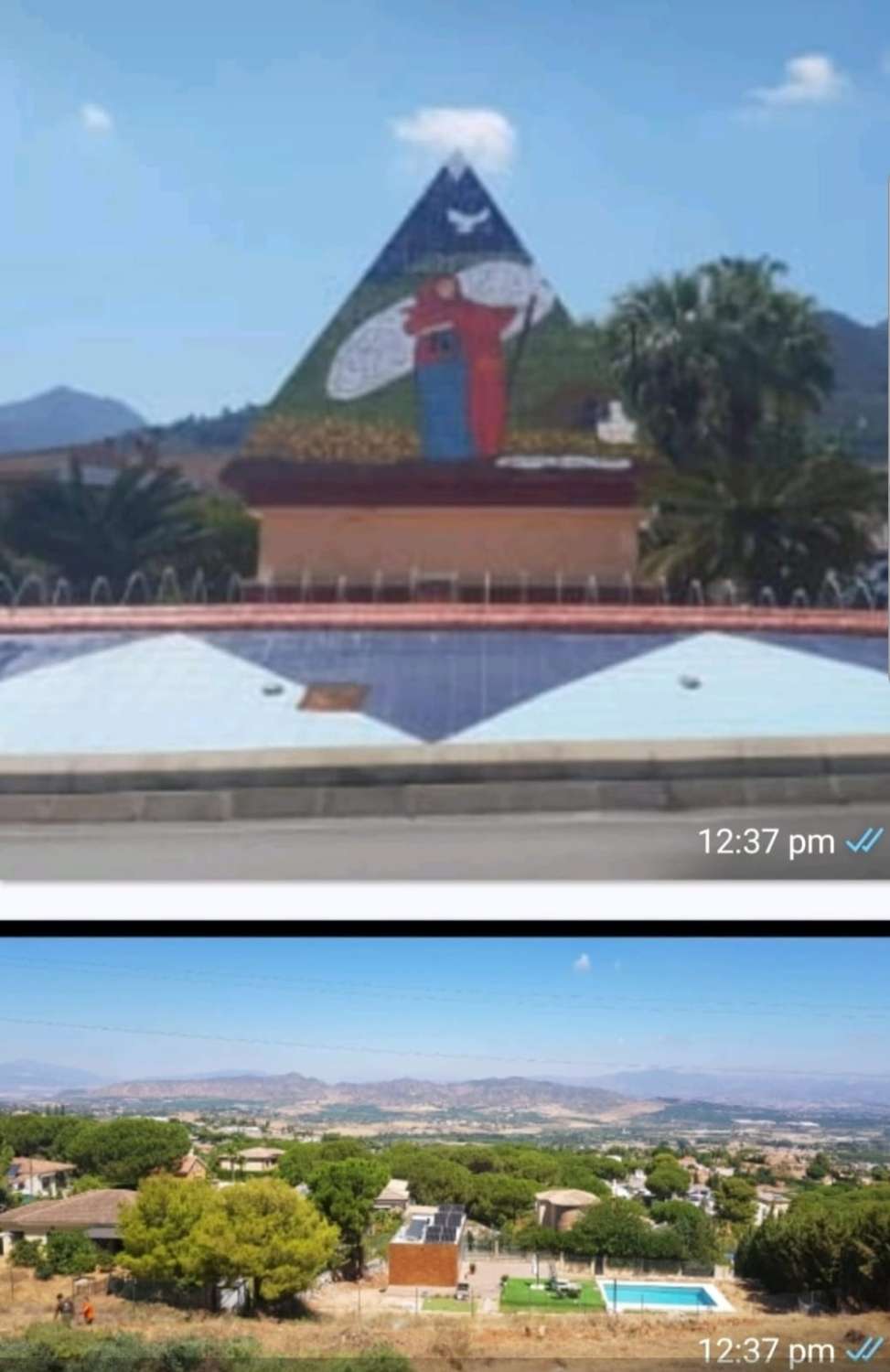 Till salu vacker tomt med vidsträckt utsikt över bergen i Pinos de Alhaurín de la Torre Málaga