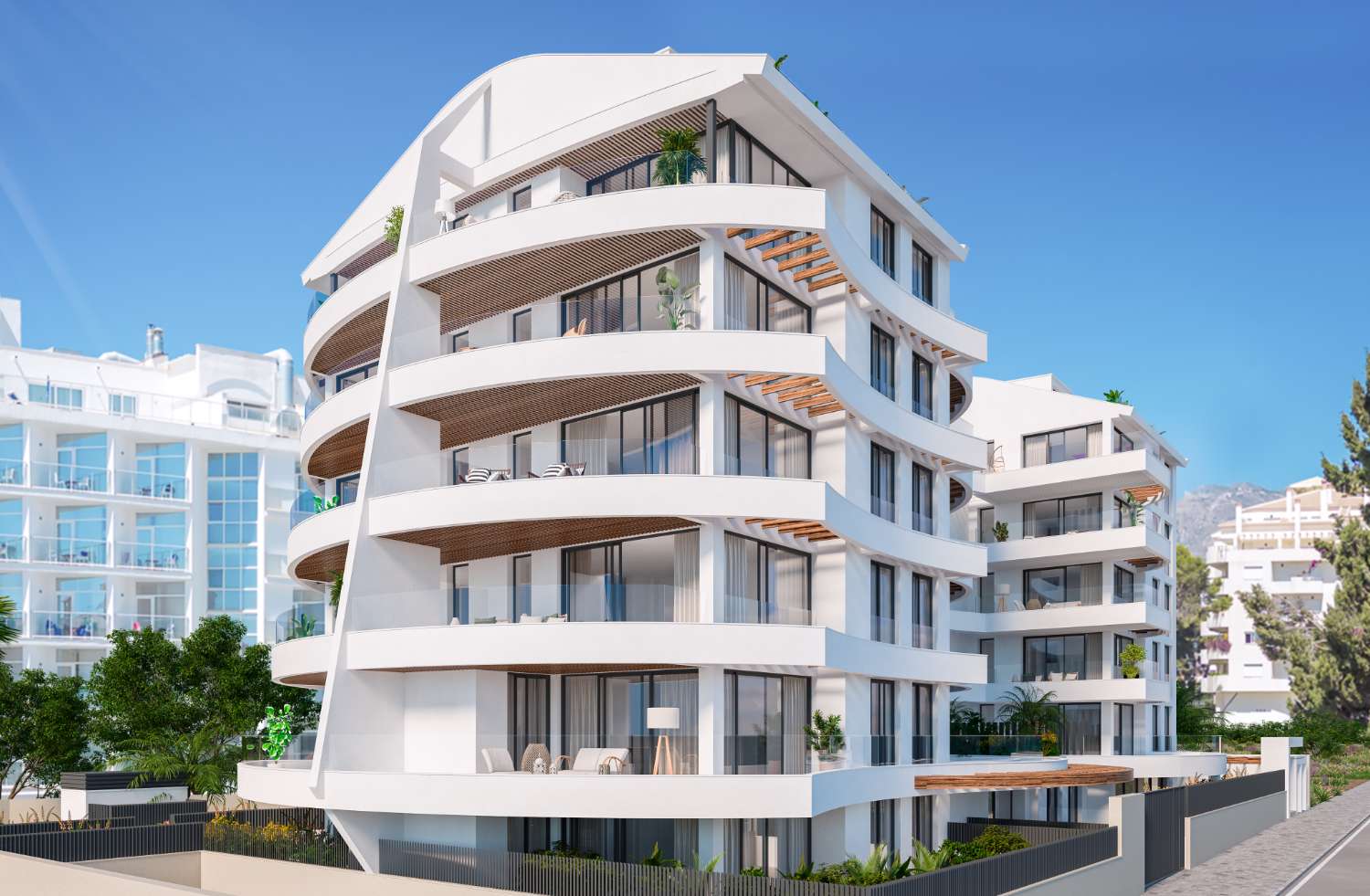 NEU GEBAUTES PENTHOUSE MIT SPEKTAKULÄREM MEERBLICK ZUM VERKAUF IN BENALMÁDENA COSTA