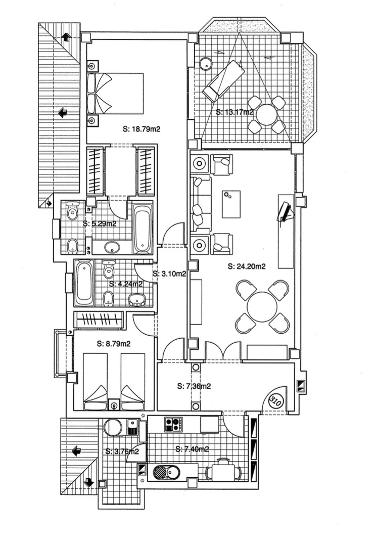 HALF SEASON. FOR RENT FROM 1.10.26-30.6.27 MAGNIFICENT APARTMENT WITH SEA VIEWS