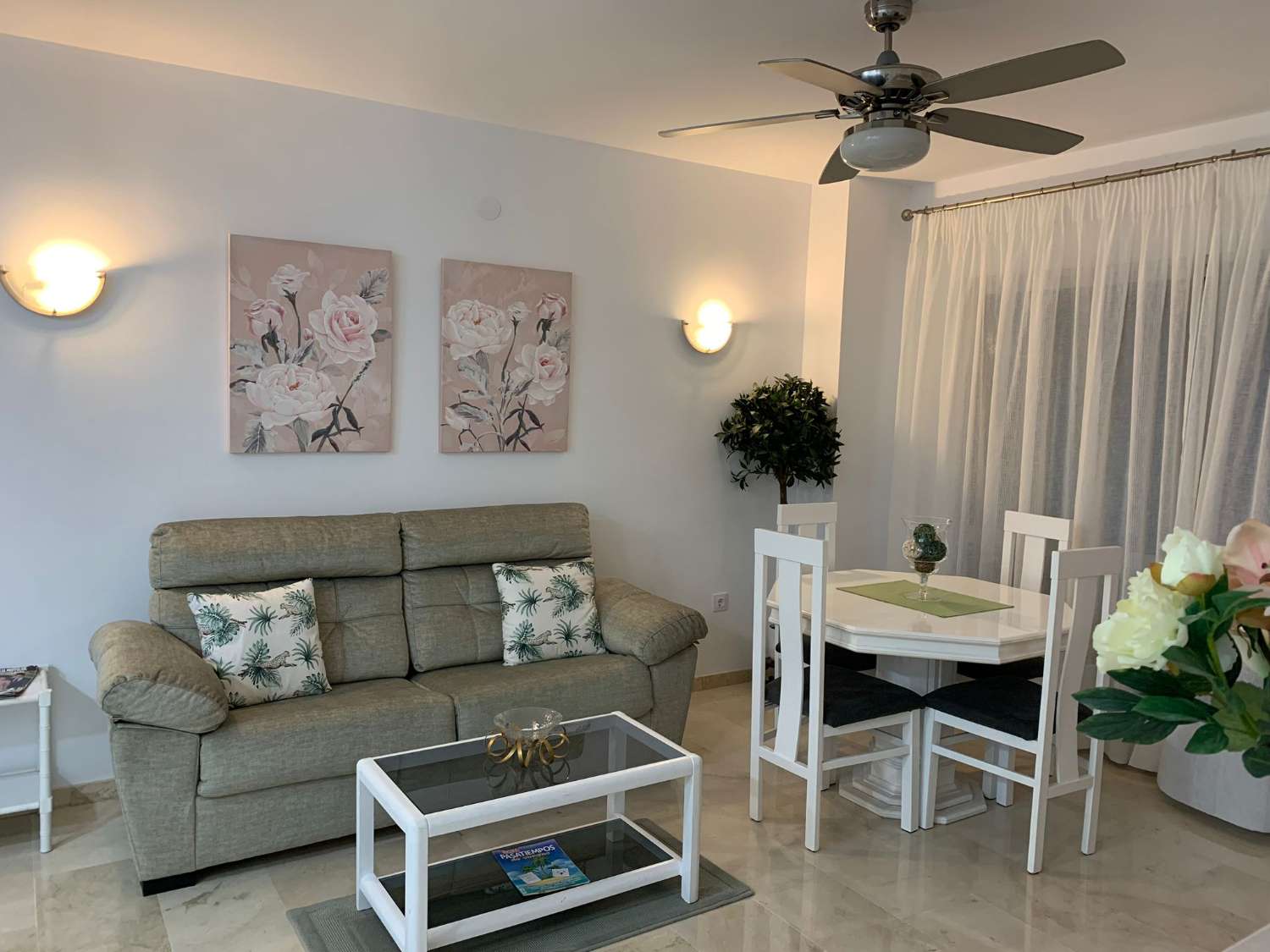 HALF SEIZOEN. TE HUUR VAN 1.09.26-30.6.27 PRACHTIG APPARTEMENT MET UITZICHT OP ZEE IN LOS BOLICHES (FUENGIROLA)