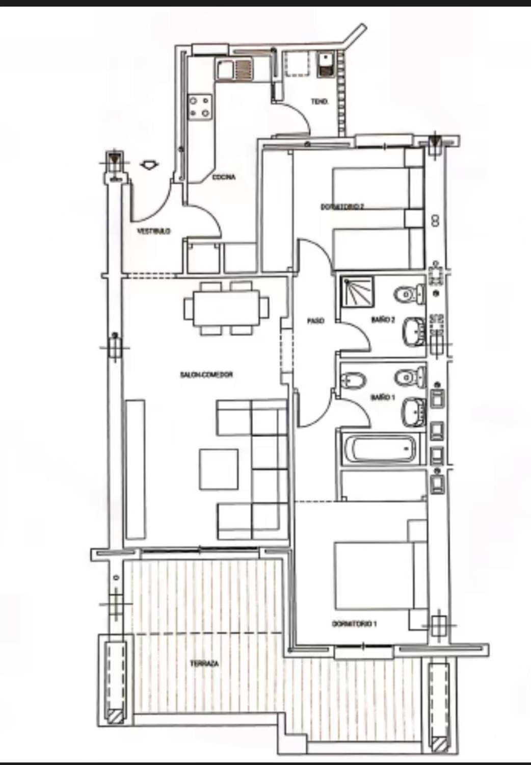 SE ALQUILA POR LARGA  TEMPORADA DESDE 1.6.25- BONITO APARTAMENTO CON VISTAS AL MAR EN BENALMADENA  PUEBLO