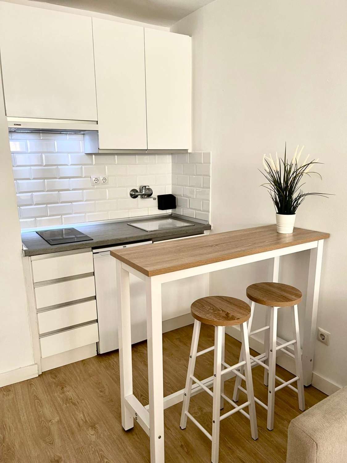 HALF SEASON. STUDIO FOR RENT FROM 1.9.25-30.6.26 RENOVATED NEAR LA CARIHUELA (TORREMOLINOS )