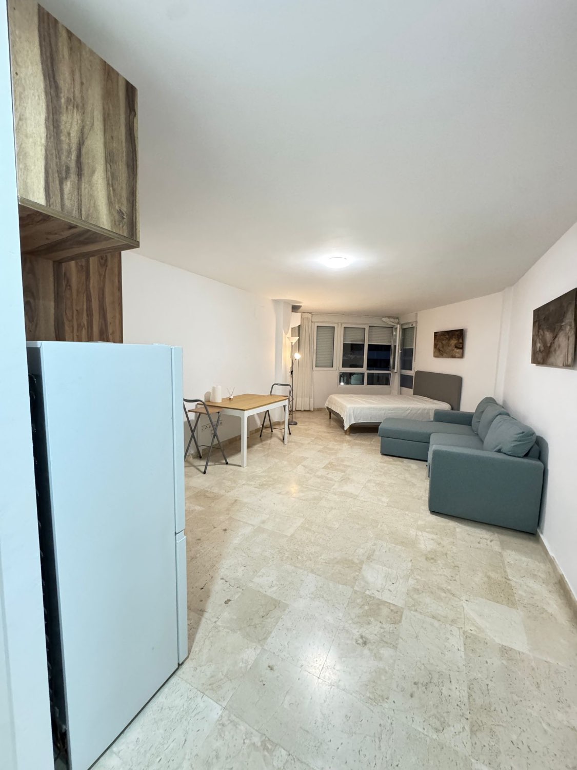 Fint studio med havutsikt til leie på lang sikt på 1st linje av stranden (Calahonda-området) Mijas