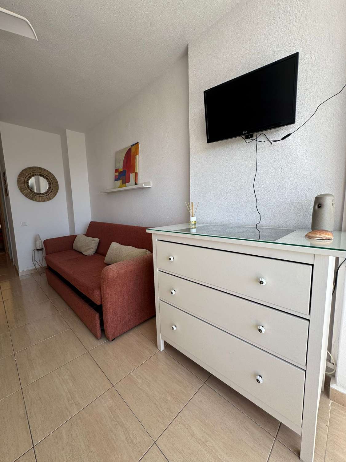 MIDTSESONG .TIL LEIE FRA 1.9.25-30.6.26 FINT STUDIO MED HAVUTSIKT I ARROYO DE LA MIEL (BENALMADENA)