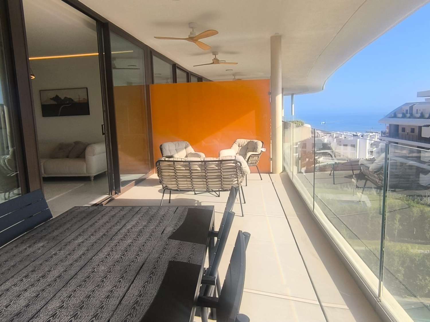 Magnifico appartamento con vista sul mare a El Higuerón è affittato a lungo termine d'ora in poi