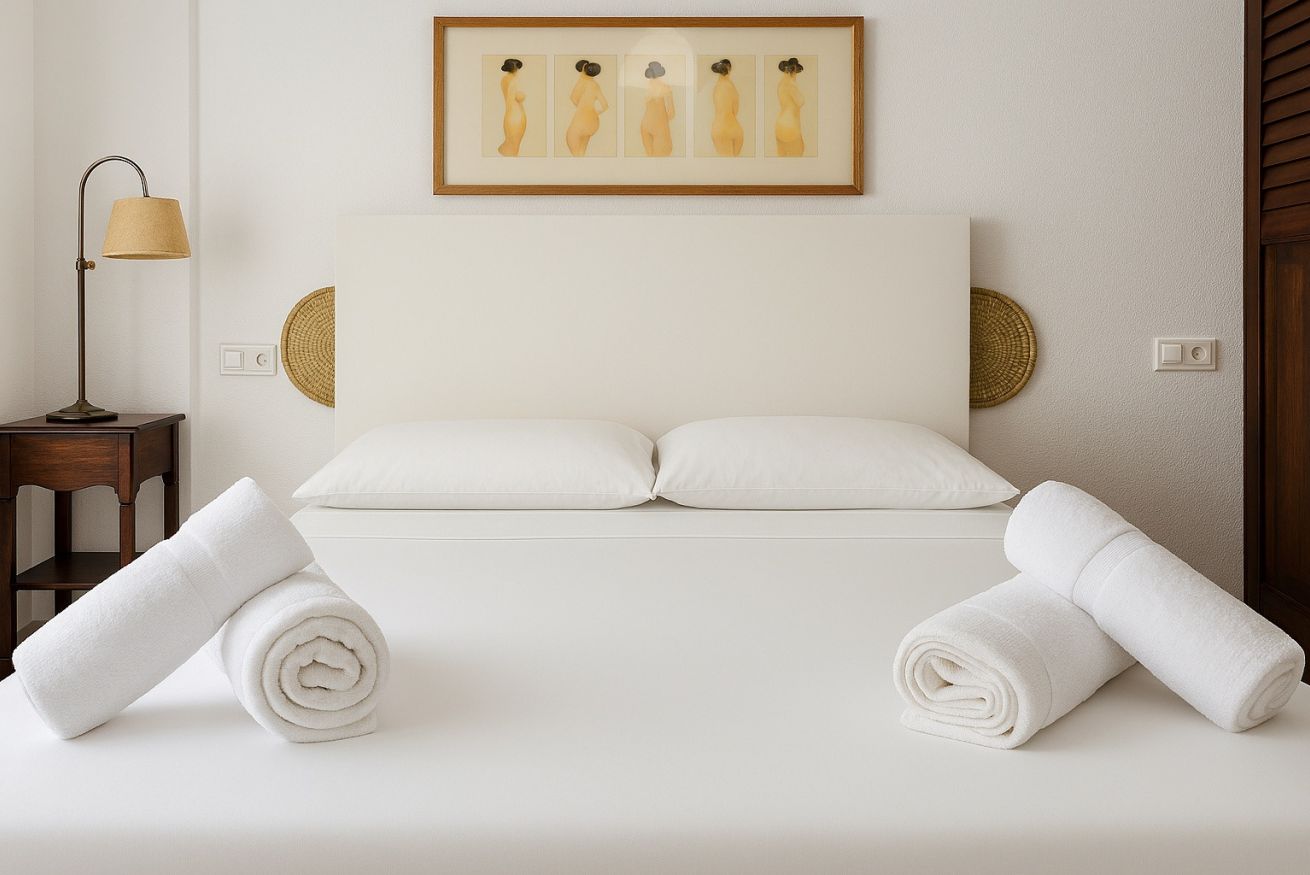 Til leje fra nu til 31.6.26 og fra 1.9.26-31.5.27 Flot lejlighed med havudsigt fra siden i Benalmadena meget tæt på Puerto Marina