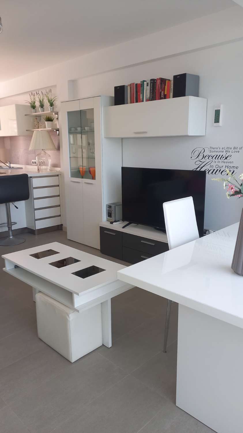 TE HUUR VAN 1.5.26-30.6.26 MOOI APPARTEMENT MET UITZICHT OP ZEE AAN DE 1E LIJN VAN HET STRAND IN FUENGIROLA