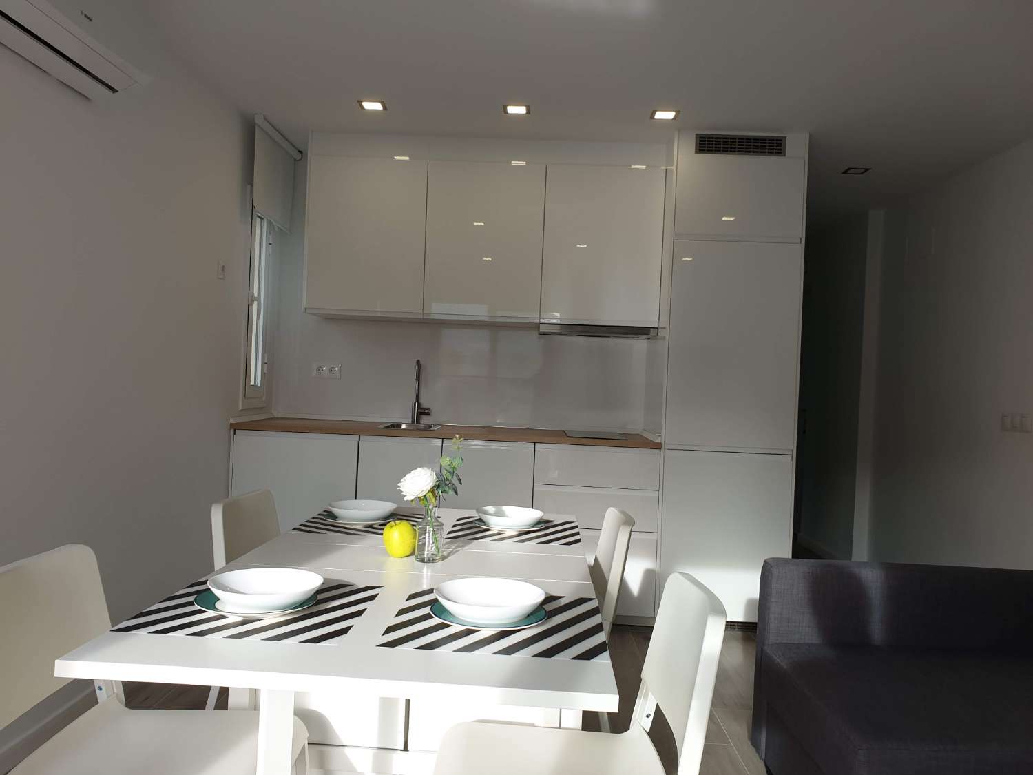 À LOUER DU 1.9.26 AU 30.6.267 BEL APPARTEMENT AVEC VUE SUR LA MER SUR LE CÔTÉ À ARROYO DE LA MIEL.