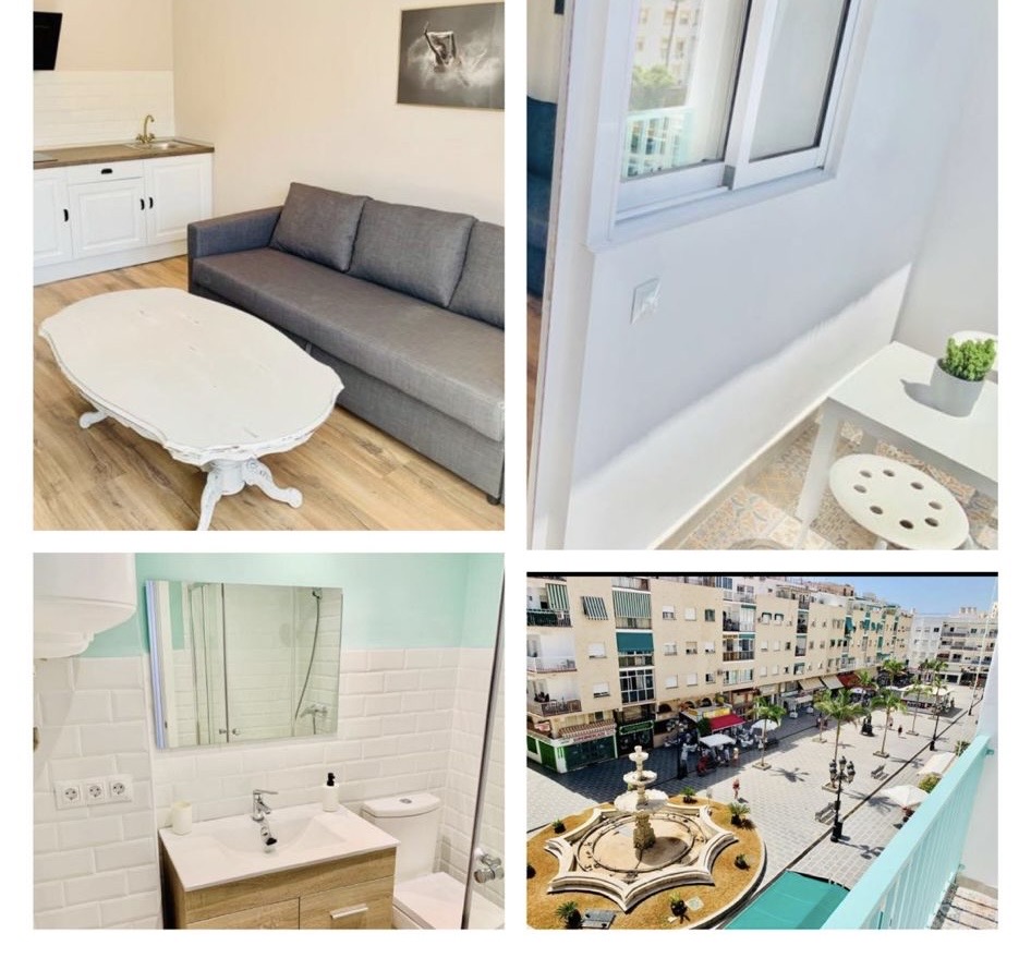 Se alquila bonito estudio desde ahora 01/09/2026 - 31/5/27 en el centro de Torremolinos