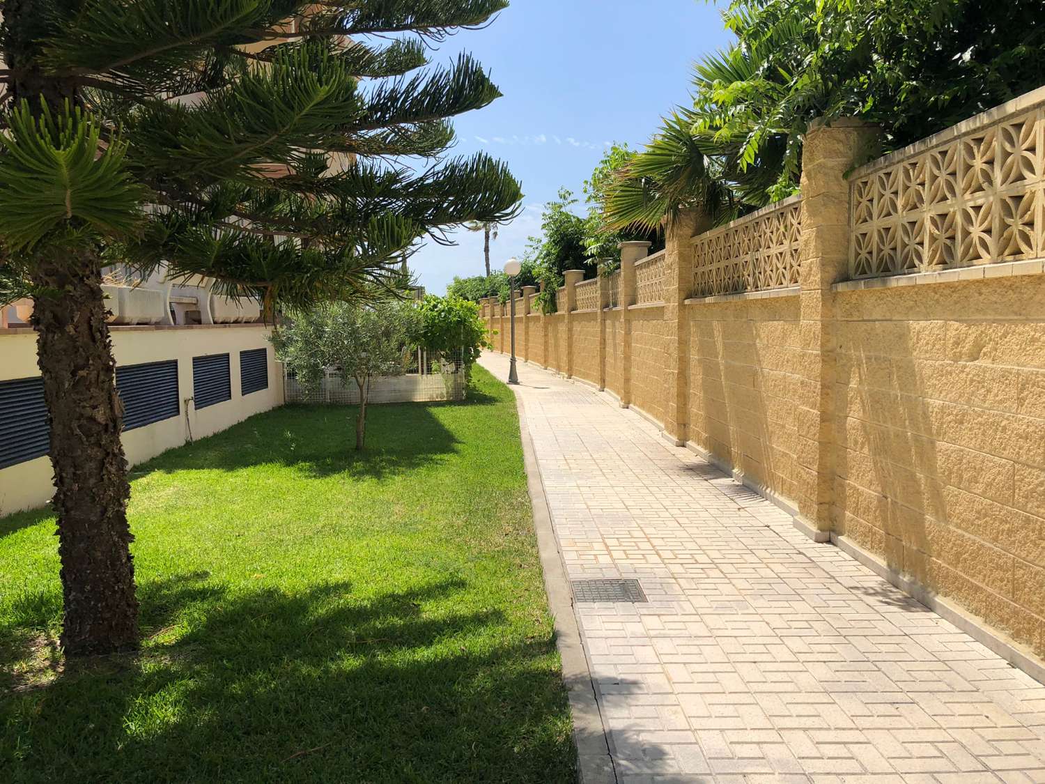 Se alquila hasta 31.5.26 y desde 1.9.26-31.5.27 bonito apartamento en 1ª línea de playa en Los Alamos.