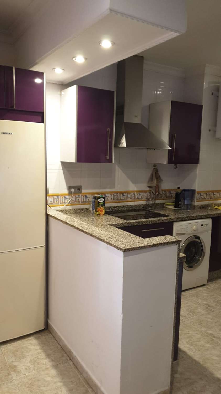 SE ALQUILA DESDE ahora -30.6.26 BONITO APARTAMENTO EN 1ª LINEA DE PLAYA EN LA CARIHUELA (TORREMOLINOS).