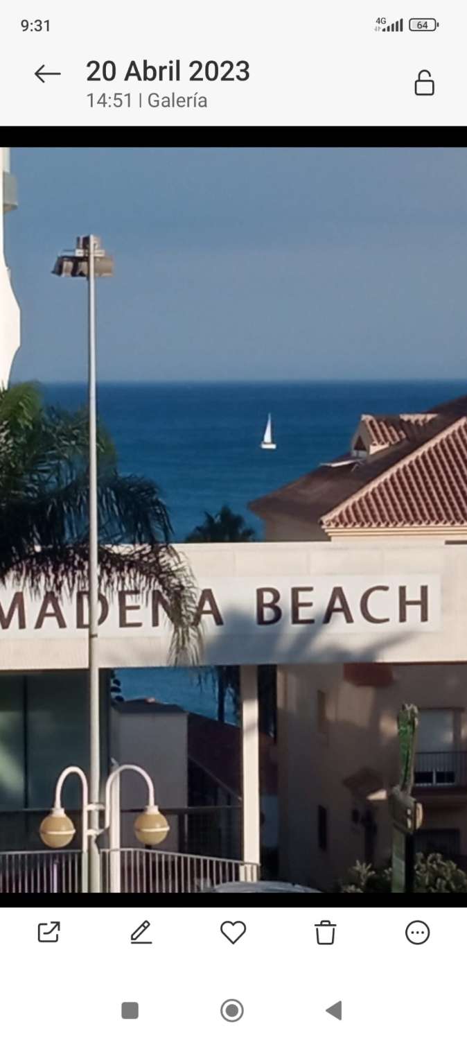 MEDIA TEMPORADA .SE ALQUILA DESDE 1.9.26-30.6.27 BONITO APARTAMENTO CON VISTAS AL MAR A 60 METROS DE LA PLAYA EN BENALMADENA