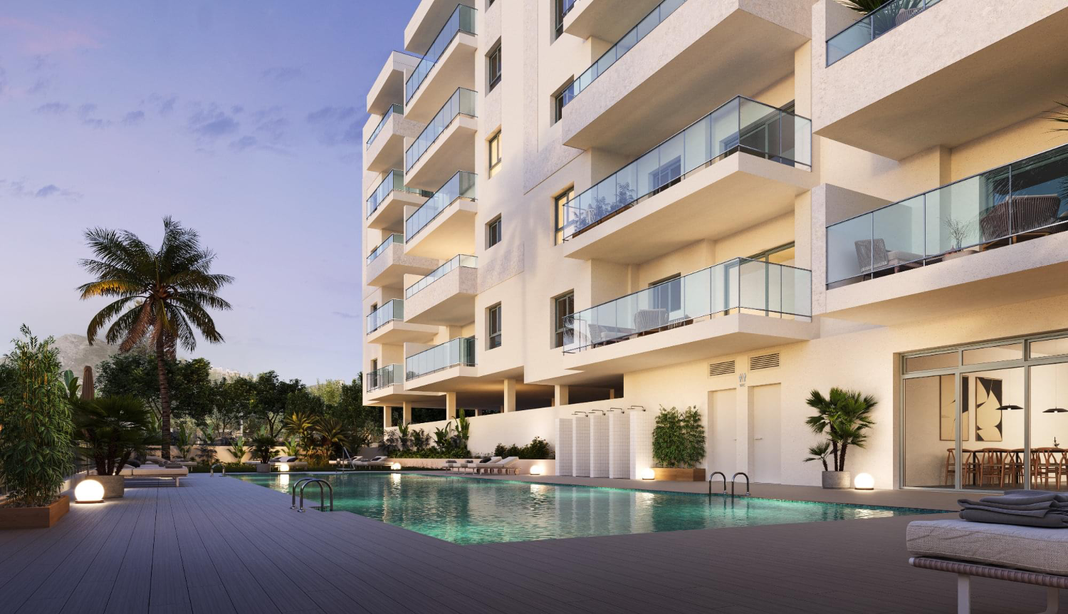 Langtidsleje fra 1. august 2026 en storslået, splinterny lejlighed i Benalmadena