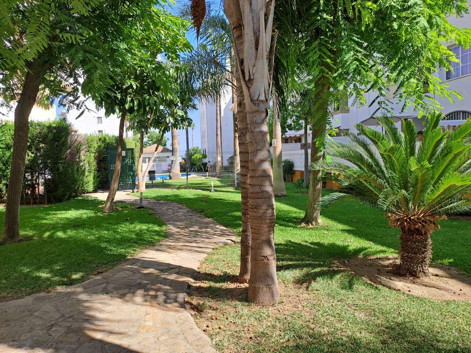Media temporada.  Se alquila  desde 1.10.26-31.5.27 bonito apartamento en planta baja a 200 metros de la playa en Benalmádena.