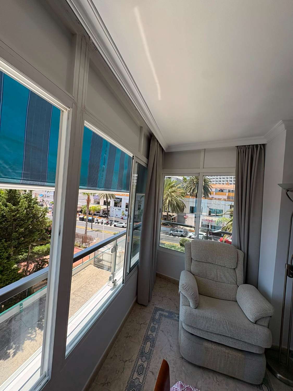 Mid-season . For rent from 1.11.26-31.5.2027 Nice apartment with sea views on the 1st line in Benalmadena