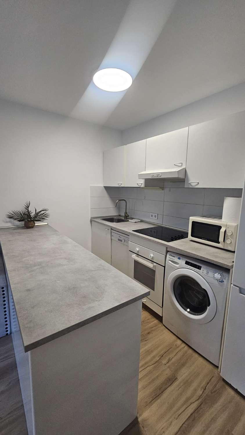 Larga temporada . Se alquila bonito apartamento en planta baja  zona  El Pinillo Torremolinos