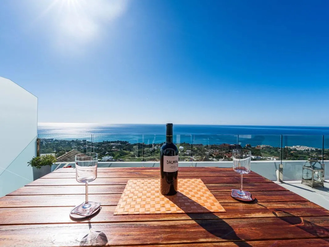 Magnificent Luxury Duplex Penthouse for sale with sea views in Retamar area ( El Higueron ) Benalmadena