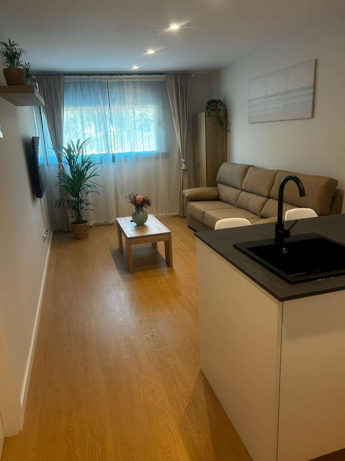 Media Temporada . Se alquila desde 1.2.27  hasta  11 meses bonito apartamento en zona Las Lagunas  (Mijas)