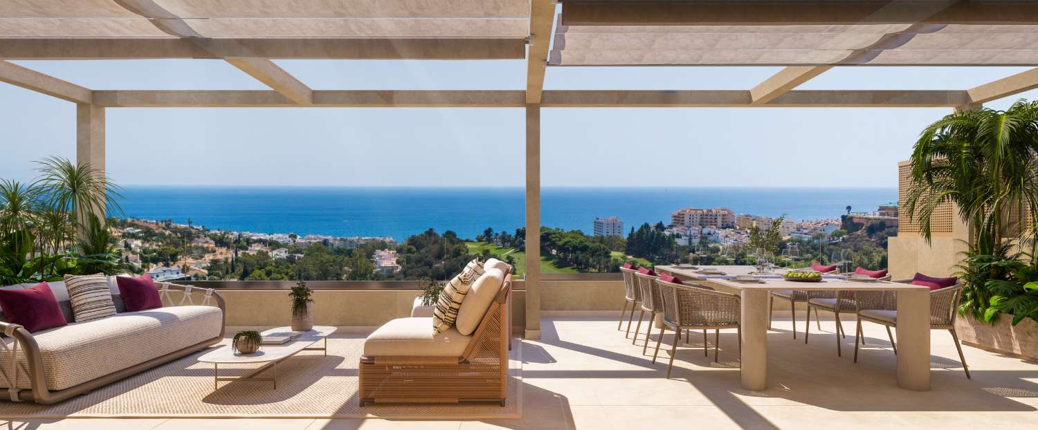Nybygg. Flotte leiligheter til salgs i et eksklusivt boligkompleks i Benalmadena