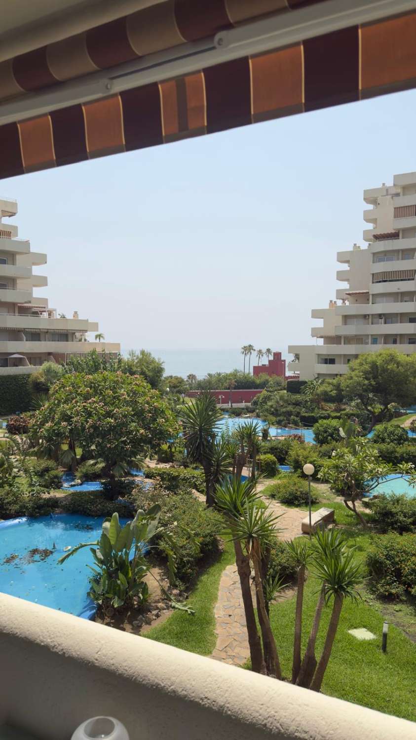 Media Temporada .Se alquila desde  1.10.26- 31.5. 27 bonito  Estudio en Benalmadena Costa con vistas al mar
