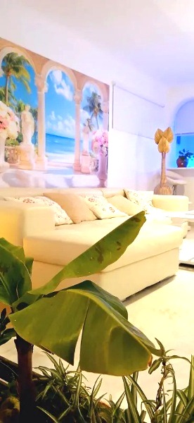 MediaTemporada. Se Alquila desde ahora hasta 30.6.27 bonito apartamento en  1ª línea  de playa en Torremuelle (Benalmádena)