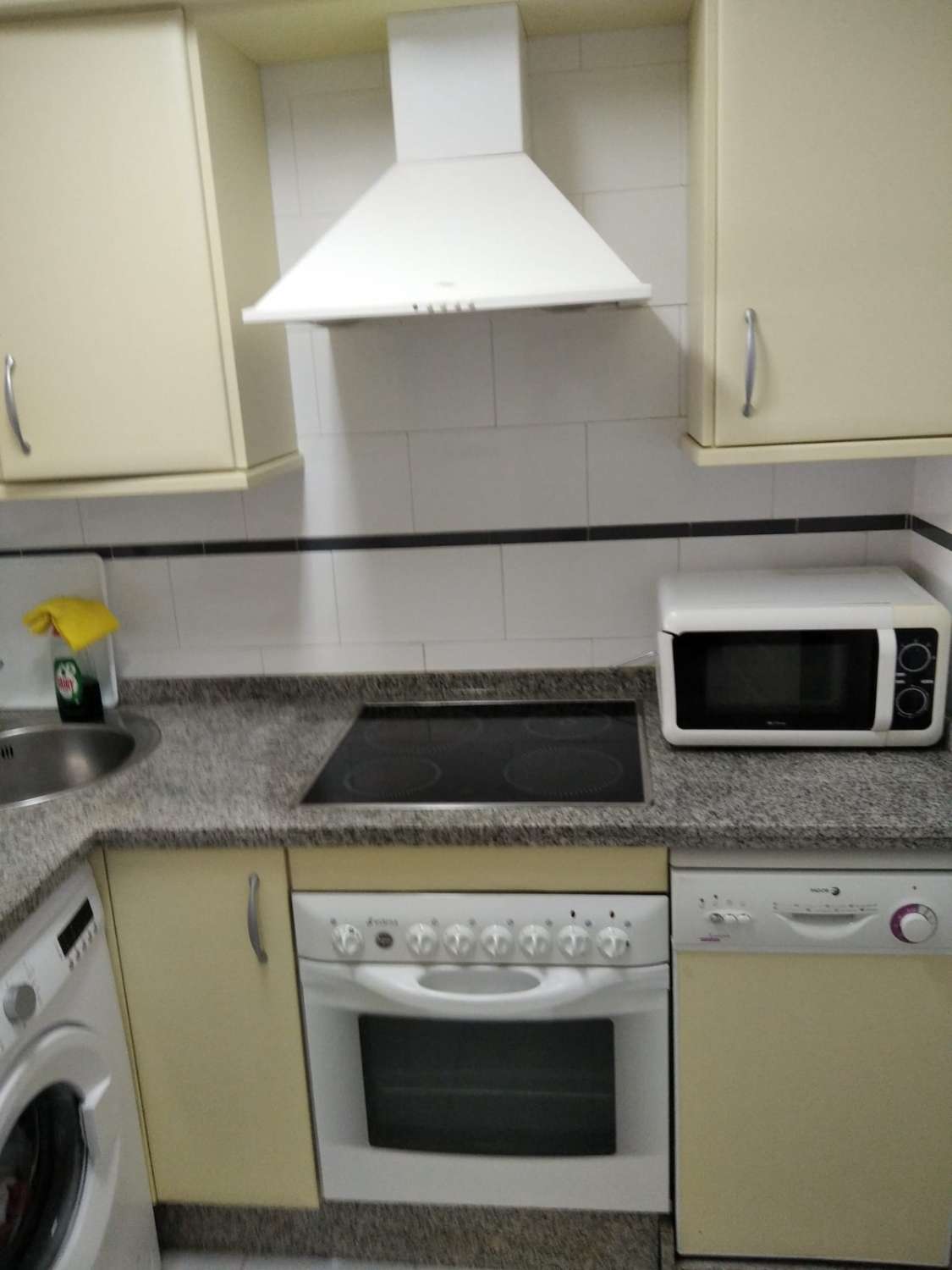 Larga Temporada . Se alquila bonito apartamento con vistas al mar en 2ª línea de playa en Benalmádena